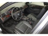 2005 BMW 3 Series 325i Sedan Black Interior