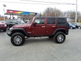2009 Red Rock Crystal Pearl Jeep Wrangler Unlimited Rubicon 4x4 #79059000