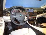 2012 BMW 5 Series 550i xDrive Sedan Oyster/Black Interior