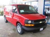 2013 Victory Red Chevrolet Express 1500 Cargo Van #79158323