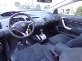 2007 Honda Civic EX Coupe Black Interior