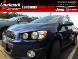 2012 Blue Topaz Metallic Chevrolet Sonic LT Sedan #79200211