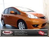 2011 Orange Revolution Metallic Honda Fit Sport #79199919