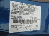 2010 Focus Color Code for Blue Flame Metallic - Color Code: SZ