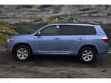 Wave Line Blue Pearl Toyota Highlander in 2010