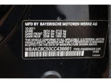2012 7 Series Color Code for Carbon Black Metallic - Color Code: 416