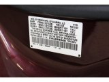 2009 Odyssey Color Code for Dark Cherry Pearl - Color Code: R529P