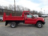 2013 Vermillion Red Ford F350 Super Duty XL Regular Cab Dually Chassis #79200004