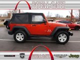 2009 Sunburst Orange Pearl Coat Jeep Wrangler X 4x4 #79199991