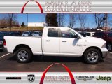 2013 Bright White Ram 1500 Big Horn Quad Cab 4x4 #79199964