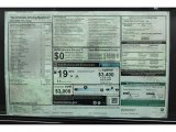 2013 BMW 7 Series 750Li Sedan Window Sticker