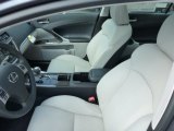 2013 Lexus IS 250 AWD Light Gray Interior