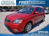 Tropical Red Kia Rio in 2011