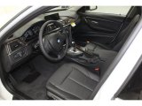 2013 BMW 3 Series ActiveHybrid 3 Sedan Black Interior