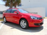 2013 Tornado Red Volkswagen Jetta TDI SportWagen #79263860