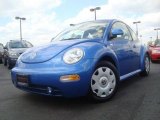 2000 Techno Blue Metallic Volkswagen New Beetle GLS 1.8T Coupe #7918546