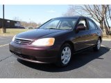 2001 Vintage Plum Pearl Honda Civic EX Sedan #79263671