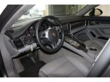 2012 Porsche Panamera Turbo S Platinum Grey Interior