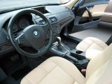 2007 BMW X3 3.0si Sand Beige Interior