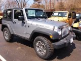 2013 Jeep Wrangler Rubicon 4x4 Front 3/4 View