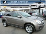 2010 Mocha Steel Metallic Chevrolet Equinox LT AWD #79320680