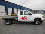 2013 Summit White GMC Sierra 2500HD Extended Cab 4x4 Chassis #79320660