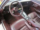 1980 Chevrolet Corvette Coupe Claret Interior