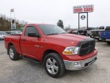 Flame Red Dodge Ram 1500 in 2009