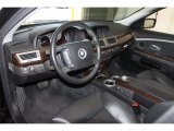 2005 BMW 7 Series 745Li Sedan Black/Black Interior