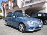 2010 Quartz Blue Metallic Mercedes-Benz C 300 Sport #79371513