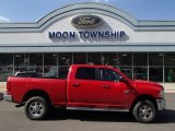 Flame Red Dodge Ram 3500 in 2010