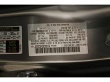 2011 CX-9 Color Code for Liquid Silver Metallic - Color Code: 38P