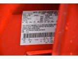 2011 F350 Super Duty Color Code for Vermillion Red - Color Code: F1