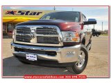 2012 Deep Molten Red Pearl Dodge Ram 2500 HD Laramie Longhorn Mega Cab 4x4 #79427253