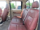 2009 Ford F250 Super Duty King Ranch Crew Cab 4x4 Rear Seat