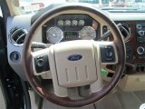 2009 Ford F250 Super Duty King Ranch Crew Cab 4x4 Steering Wheel