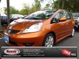 2010 Orange Revolution Metallic Honda Fit Sport #79426976