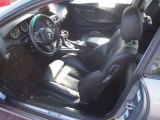 2007 BMW 6 Series 650i Coupe Black Interior
