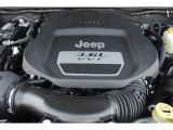 2013 Jeep Wrangler Unlimited Rubicon 10th Anniversary Edition 4x4 3.6 Liter DOHC 24-Valve VVT Pentastar V6 Engine