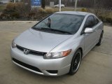 2007 Alabaster Silver Metallic Honda Civic LX Coupe #79463529