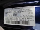 2007 MAZDA5 Color Code for Strato Blue Mica - Color Code: 25E
