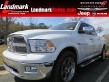 2012 Bright White Dodge Ram 1500 Laramie Crew Cab #79463237