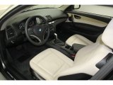 2012 BMW 1 Series 128i Coupe Savanna Beige Interior