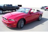 2013 Red Candy Metallic Ford Mustang V6 Premium Convertible #79513086