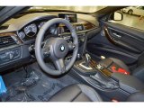 2013 BMW 3 Series ActiveHybrid 3 Sedan Black Interior