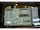 2014 Acura RLX Krell Audio Package Window Sticker