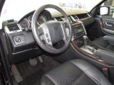 2008 Land Rover Range Rover Sport Supercharged Ebony Black Interior