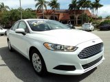 2013 Oxford White Ford Fusion S #79513098