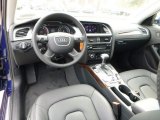 2013 Audi A4 2.0T quattro Sedan Black Interior