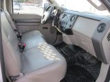 2008 Ford F350 Super Duty XL Regular Cab Stake Truck Camel Interior